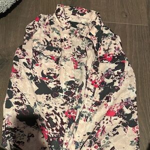 Halogen Multicolor Floral Blouse